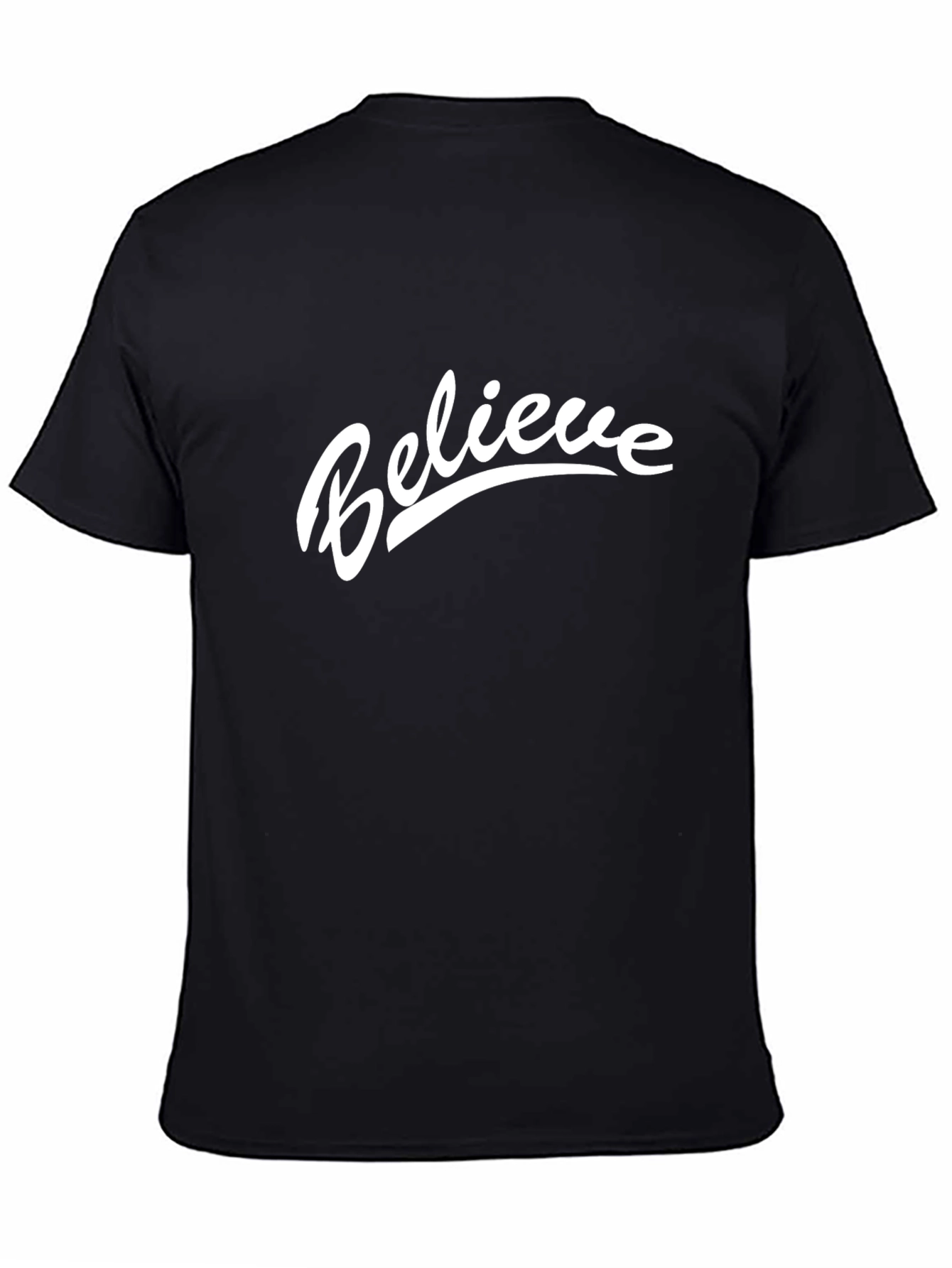 Believe Graphic Black T-Shirt