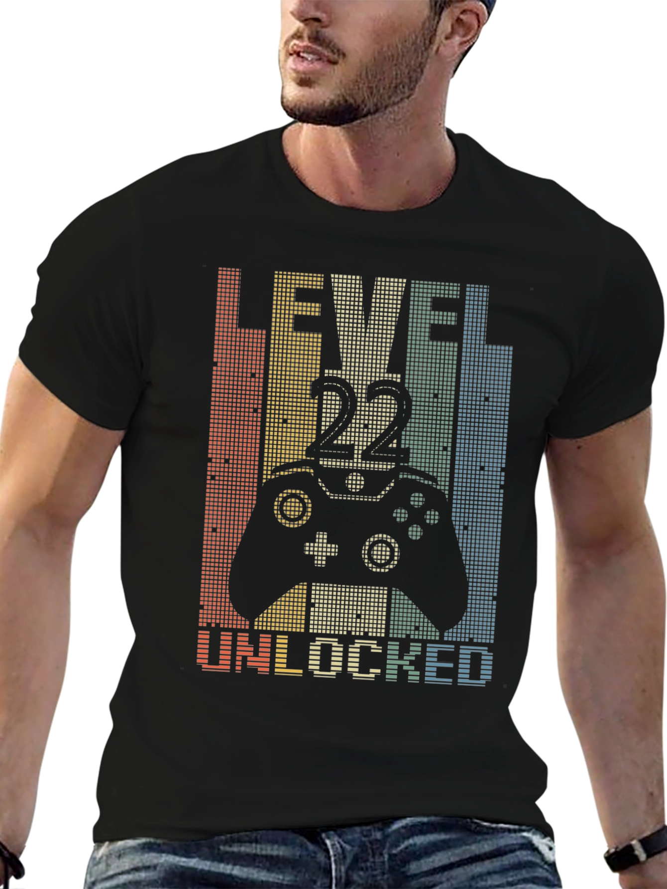 Level 22 Unlocked Gamer T-Shirt - Birthday Gift Idea