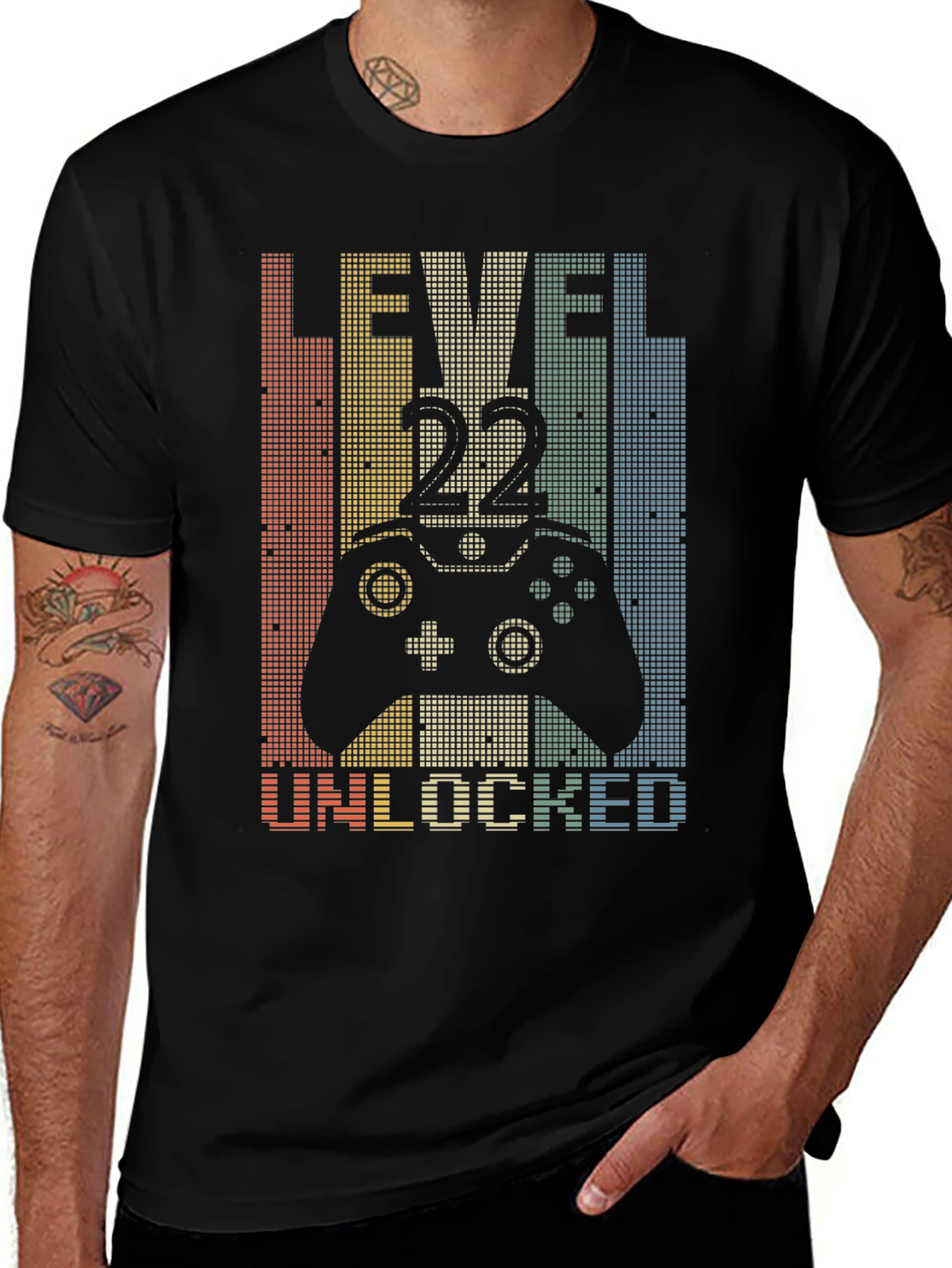 Level 22 Unlocked Gamer T-Shirt - Birthday Gift Idea