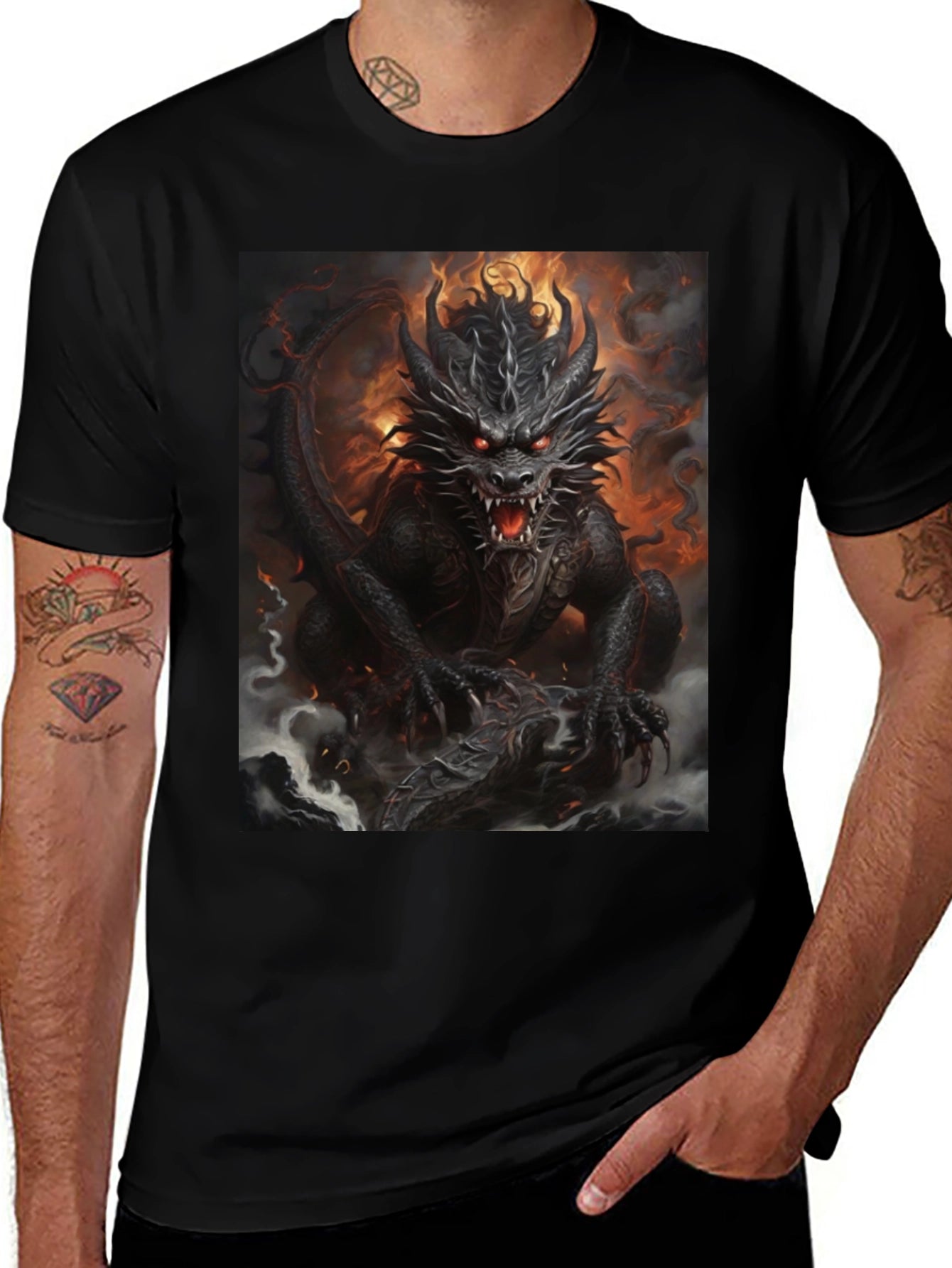 Dragon Graphic Tee - Unleash Your Inner Beast