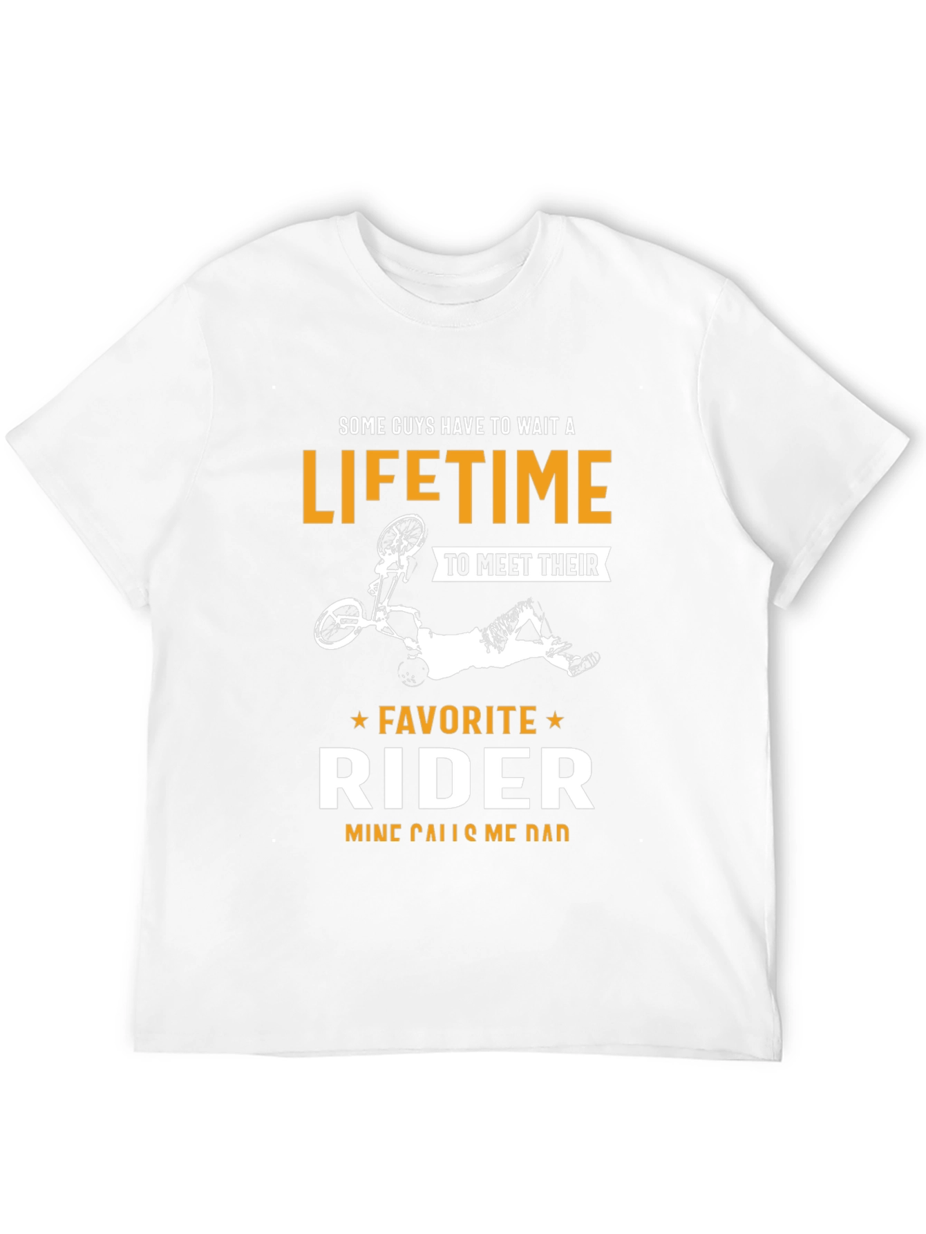 Favorite Rider Dad T-Shirt - Black Graphic Tee