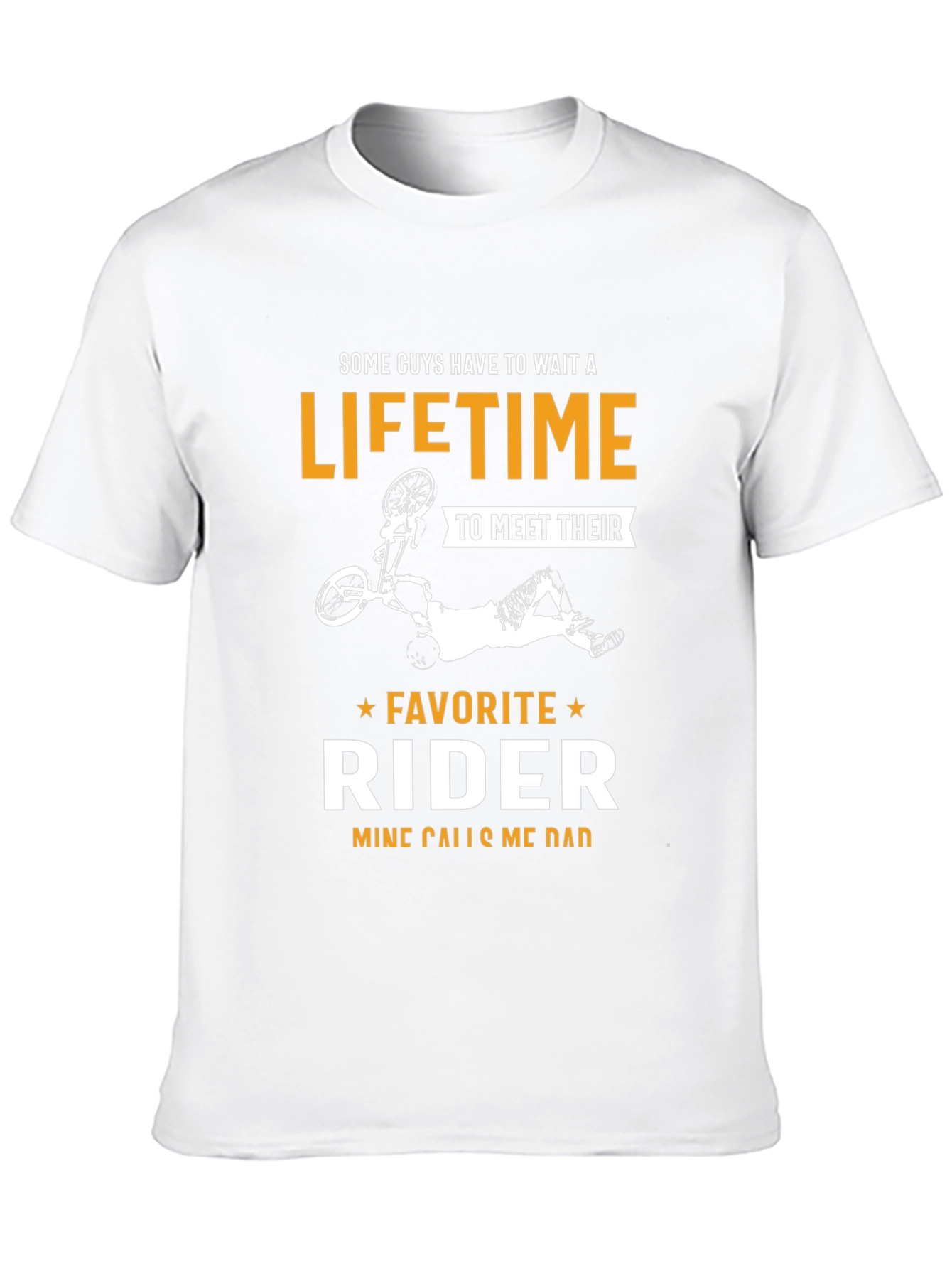 Favorite Rider Dad T-Shirt - Black Graphic Tee