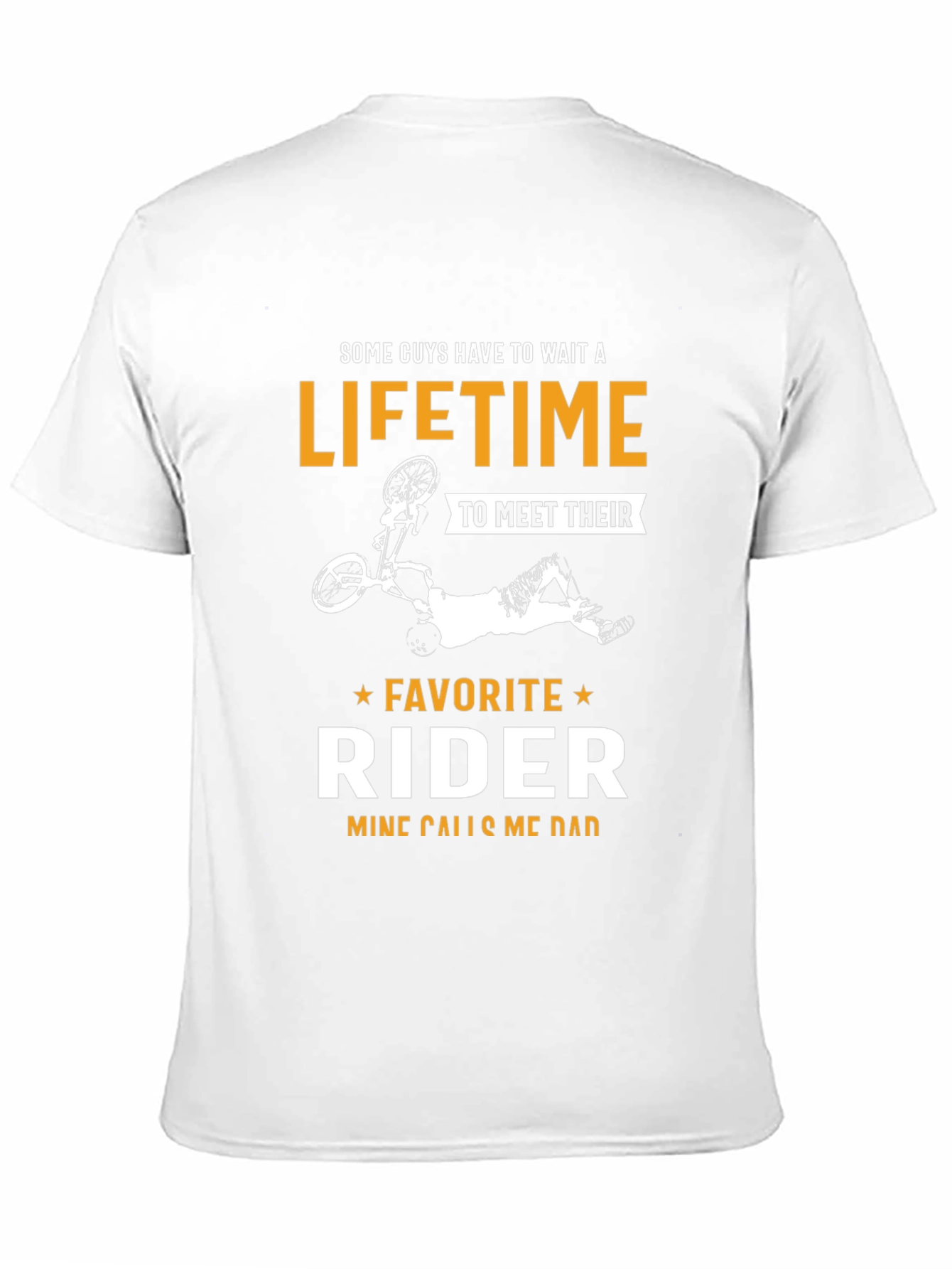 Favorite Rider Dad T-Shirt - Black Graphic Tee