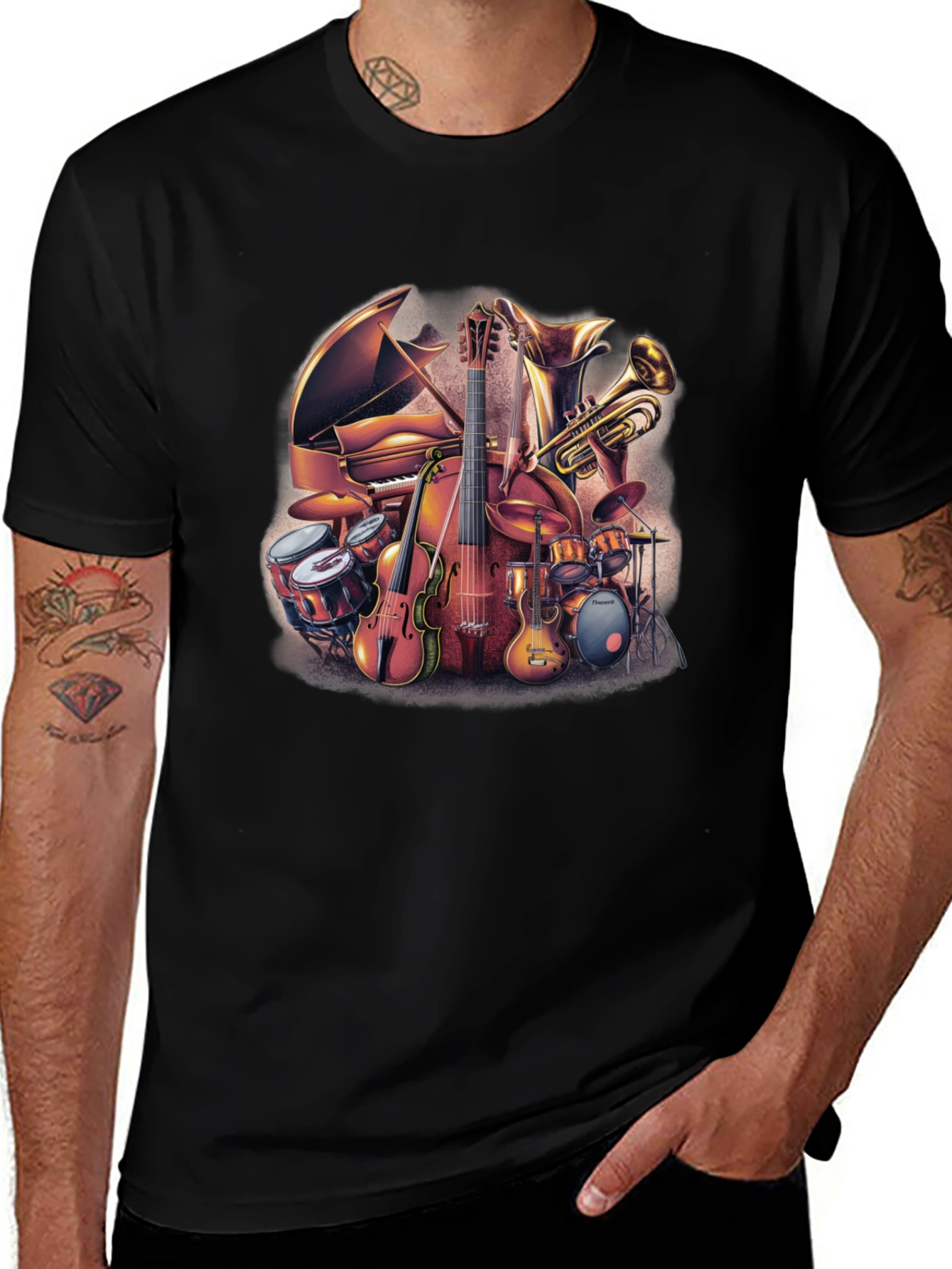 Musical Instruments Graphic Tee