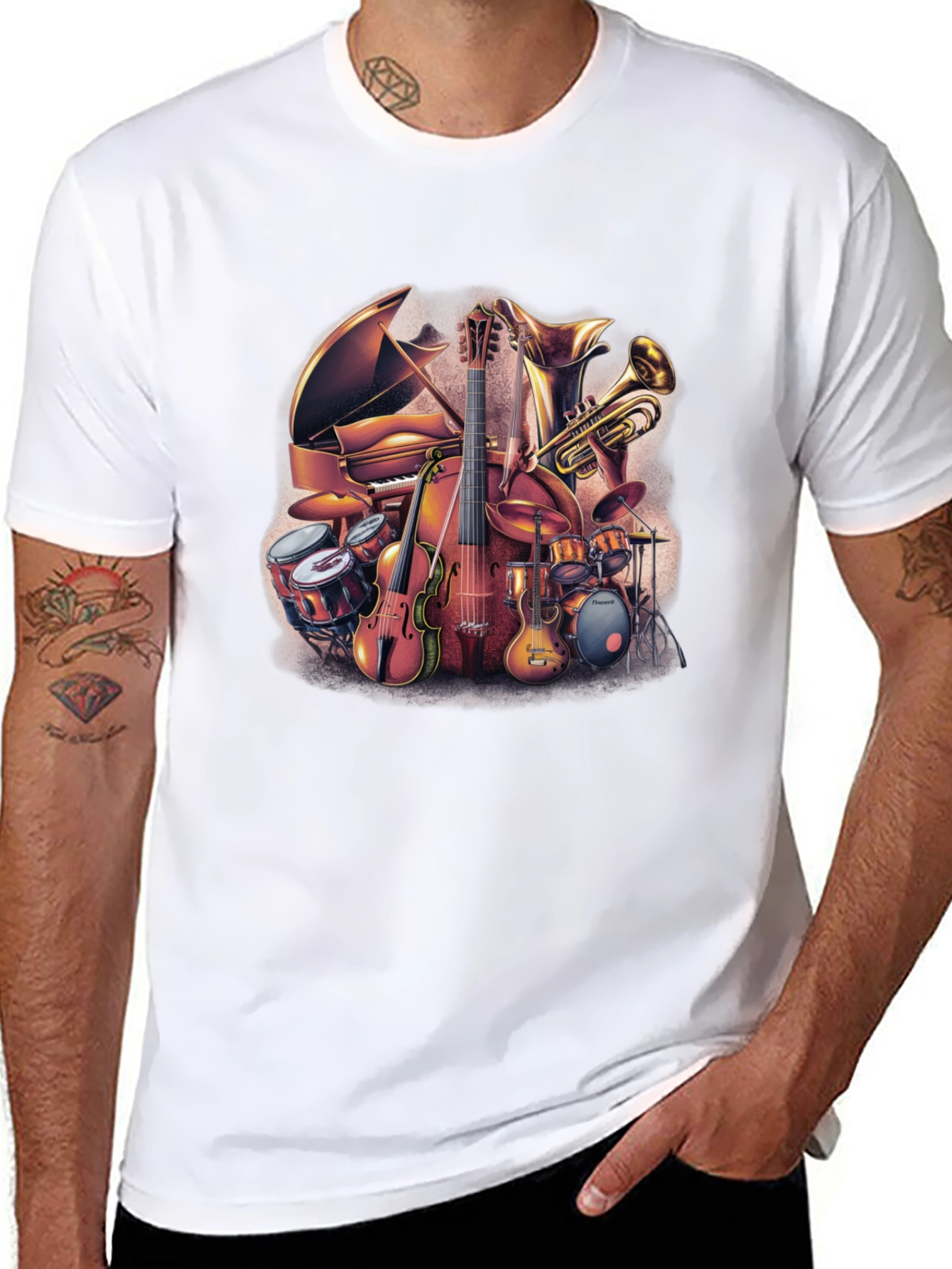 Musical Instruments Graphic Tee