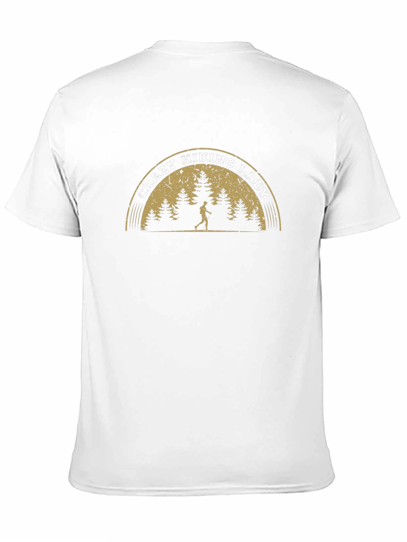Crazy Hiking Lady T-Shirt - Outdoor Adventure Top