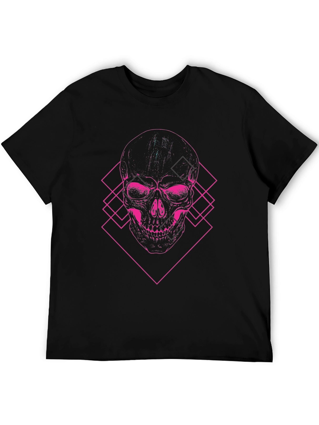 Skull Graphic Tee - Mens Black T-Shirt