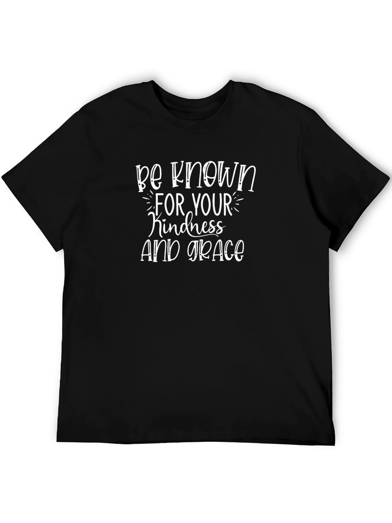 Kindness & Grace Black Graphic T-Shirt