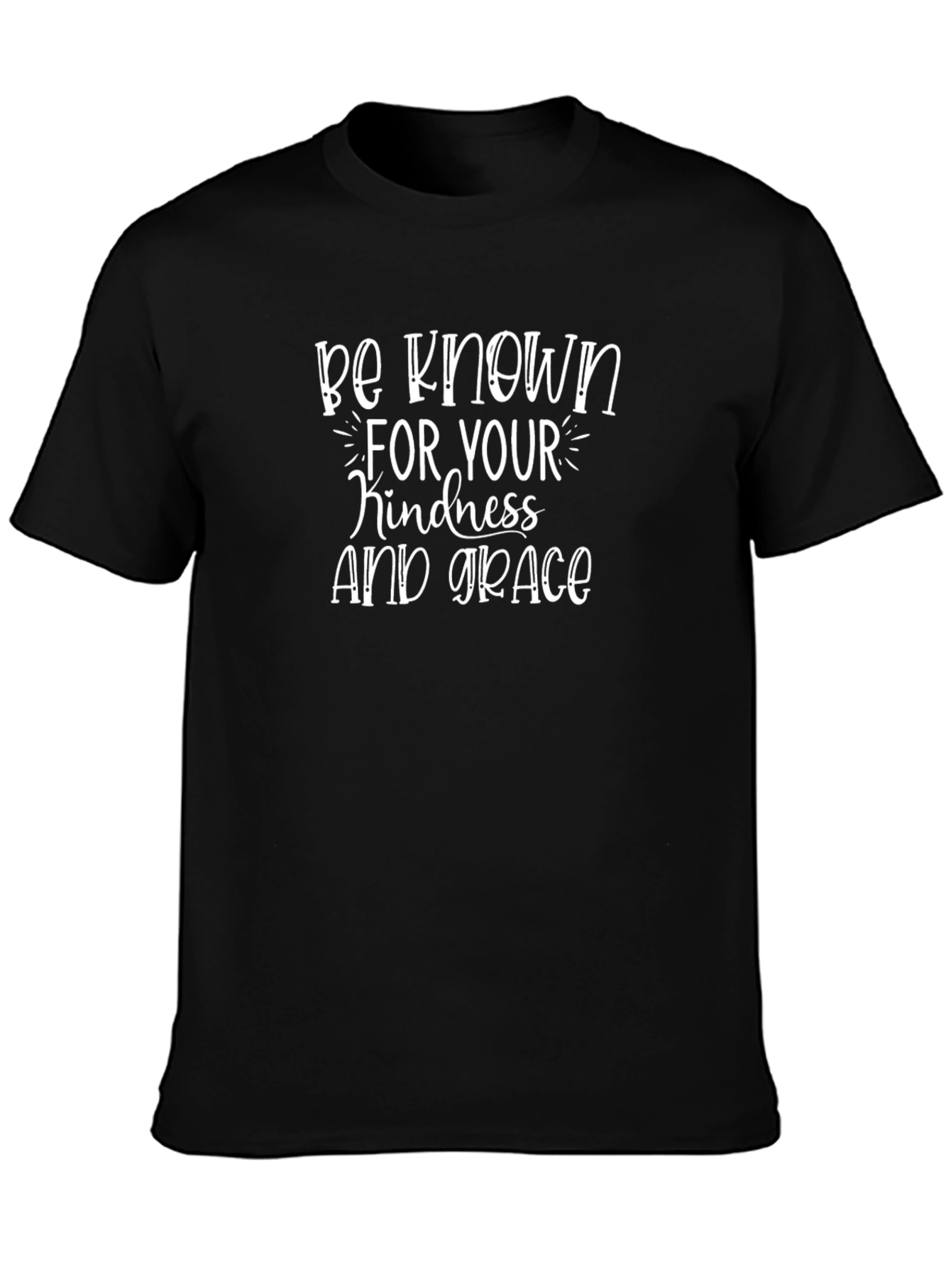 Kindness & Grace Black Graphic T-Shirt
