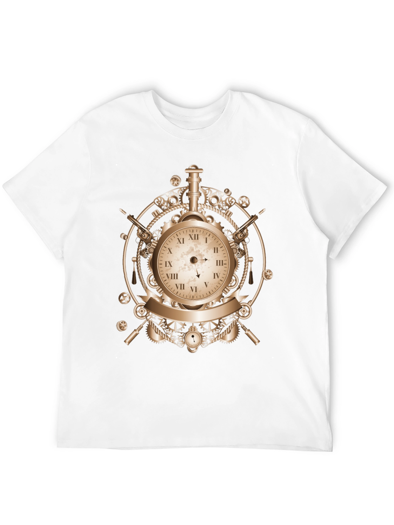 Steampunk Clockwork T-Shirt - Unique Design