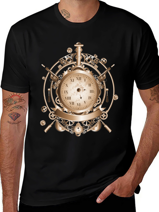 Steampunk Clockwork T-Shirt - Unique Design