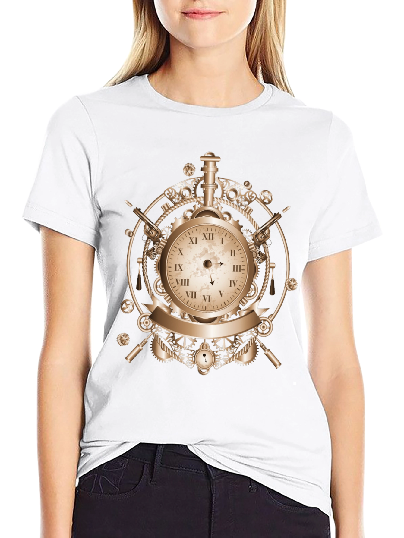 Steampunk Clockwork T-Shirt - Unique Design