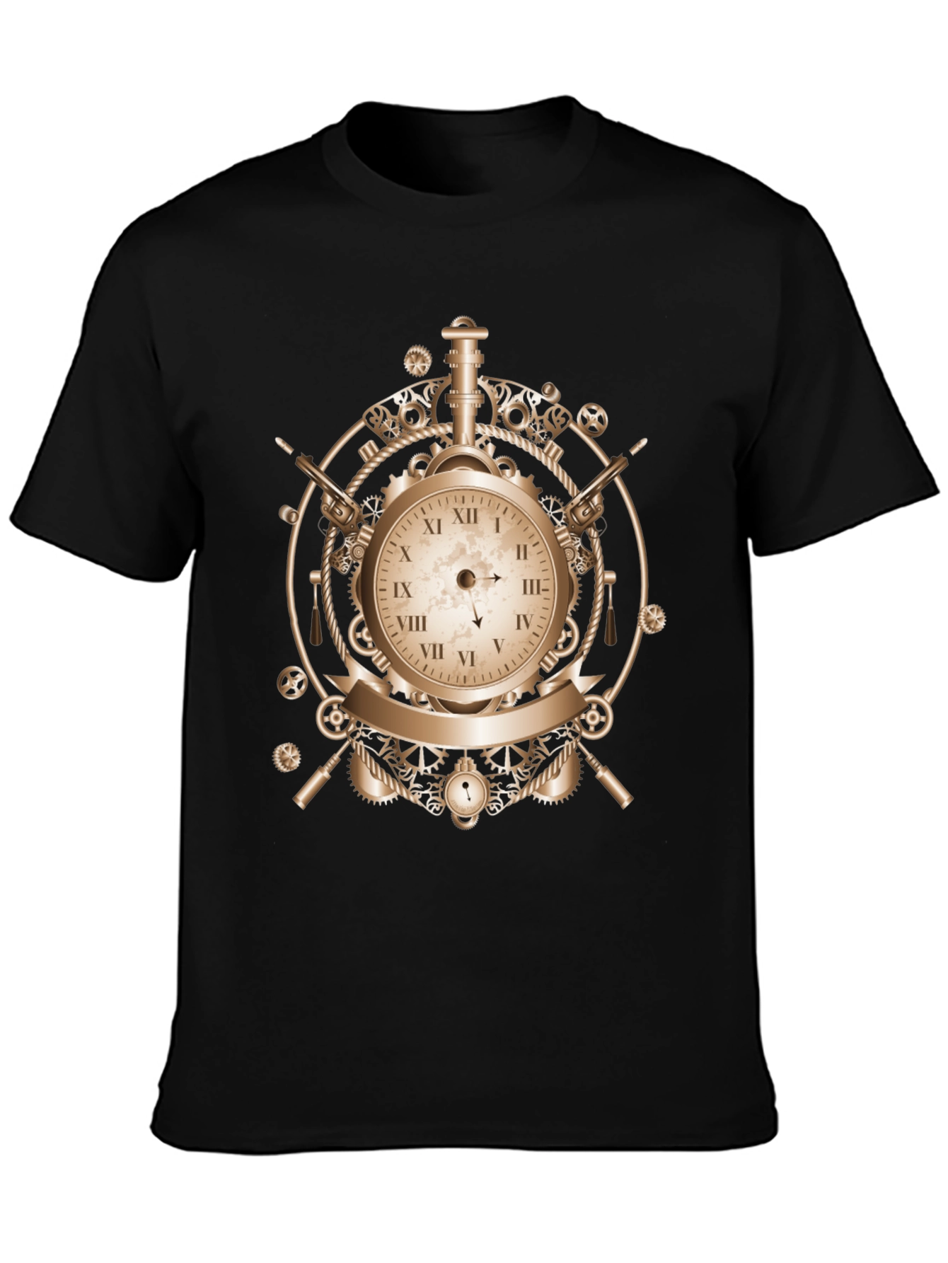 Steampunk Clockwork T-Shirt - Unique Design