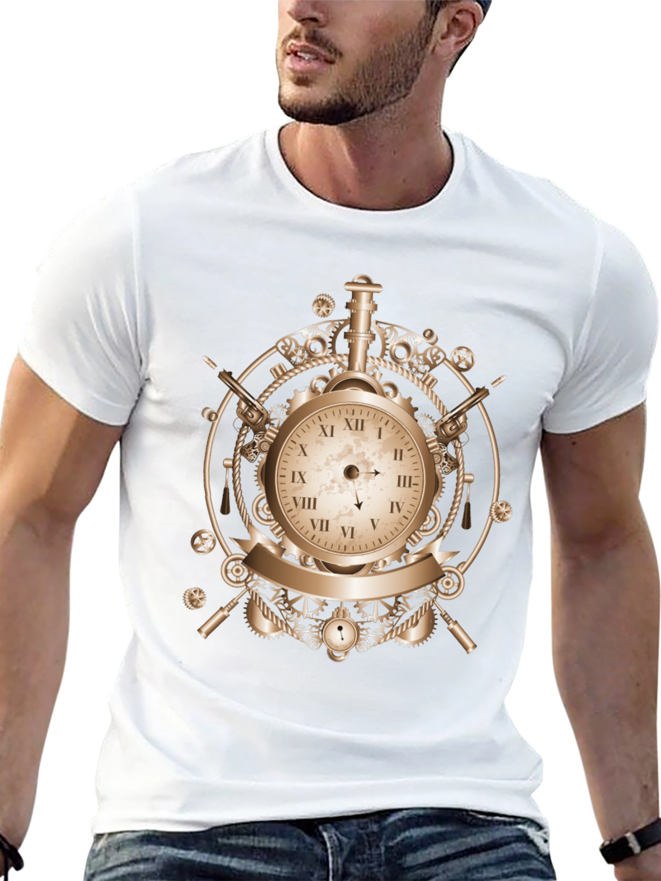 Steampunk Clockwork T-Shirt - Unique Design