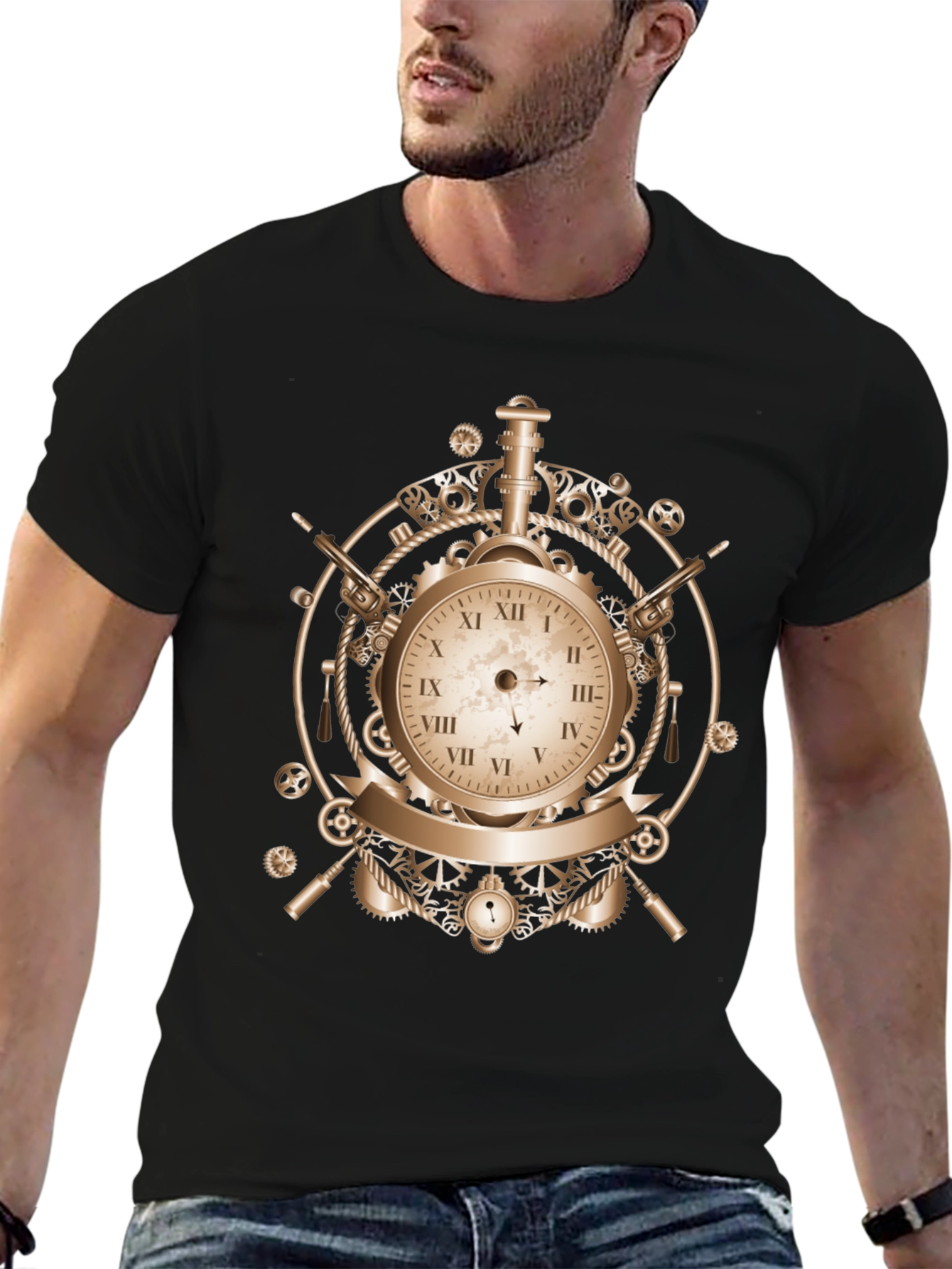 Steampunk Clockwork T-Shirt - Unique Design