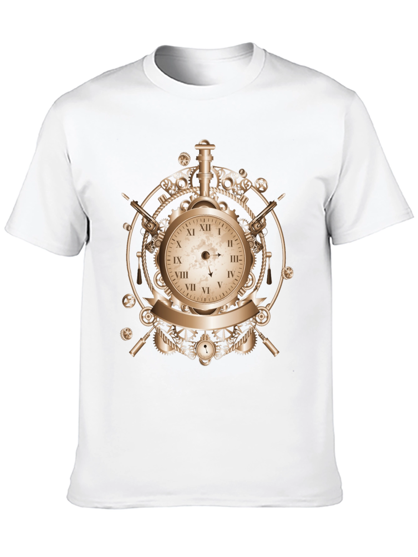 Steampunk Clockwork T-Shirt - Unique Design
