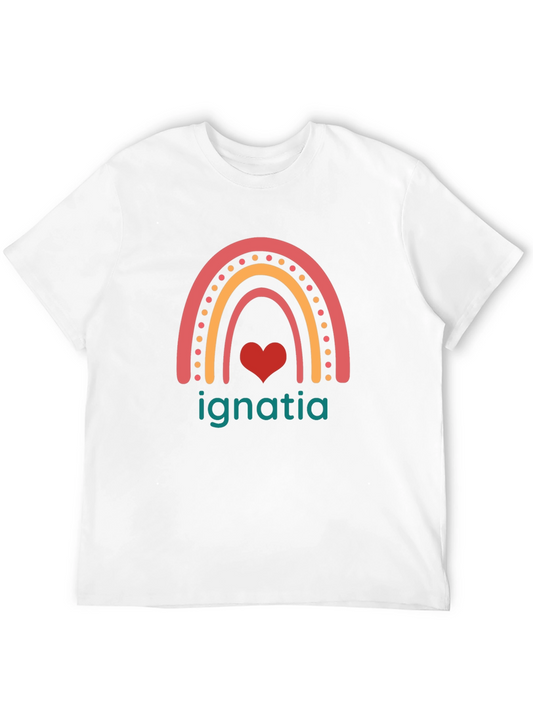Ignatia Rainbow Heart Graphic Tee - Black
