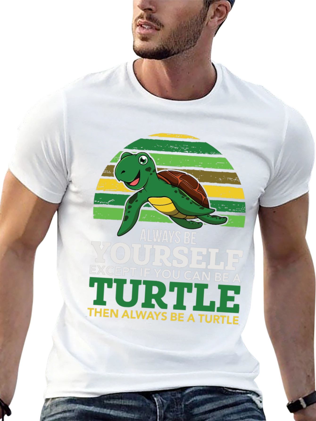 Turtle Graphic T-Shirt - Always Be Yourself