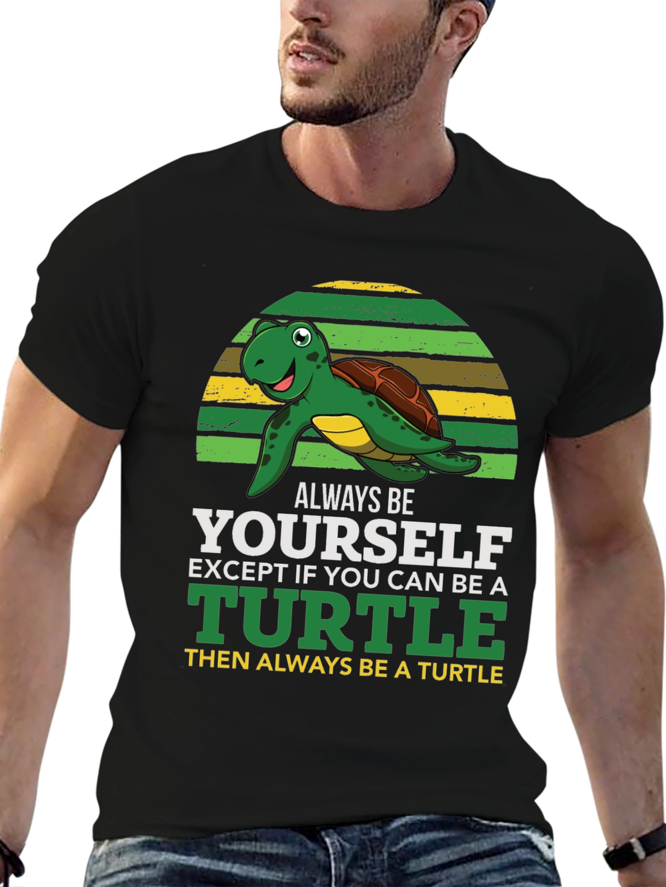 Turtle Graphic T-Shirt - Always Be Yourself