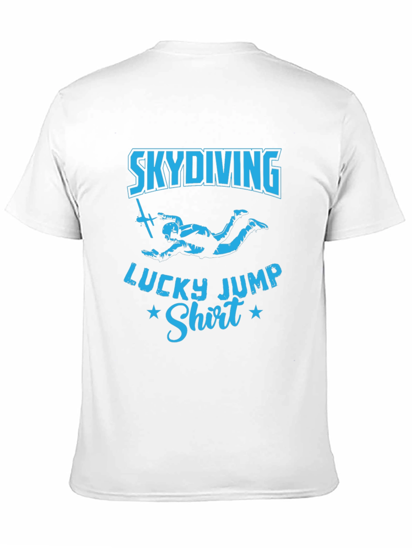 Skydiving Lucky Jump Shirt - Black Tee