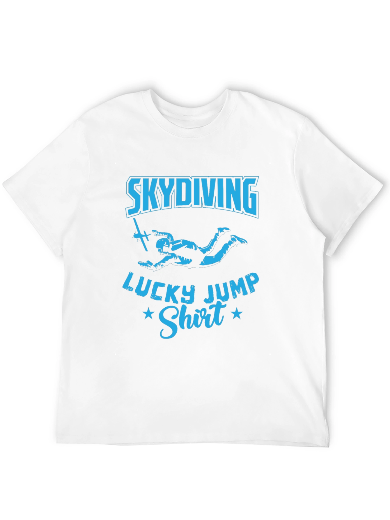 Skydiving Lucky Jump Shirt - Black Tee