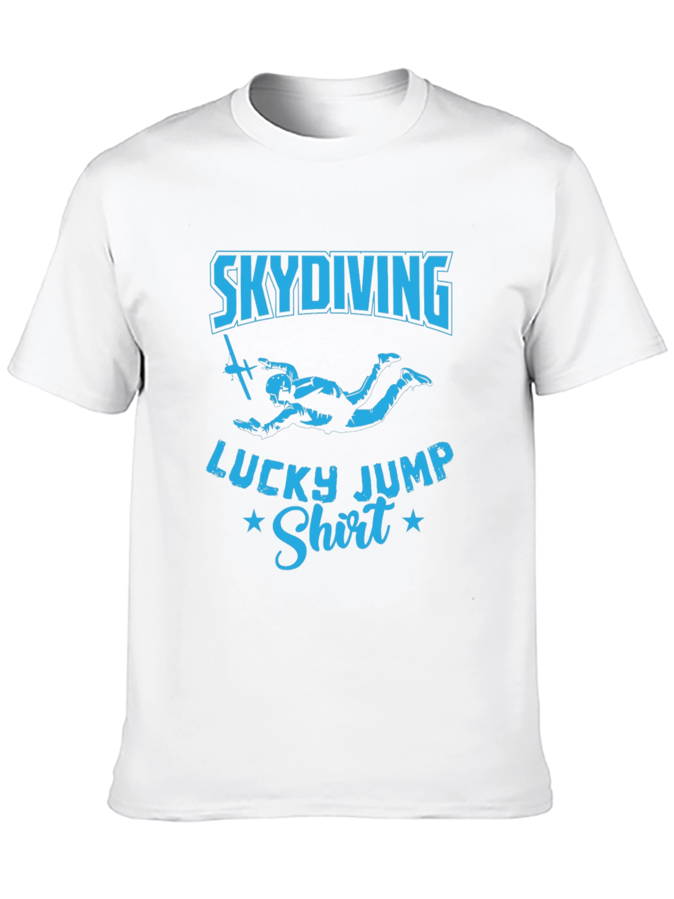 Skydiving Lucky Jump Shirt - Black Tee