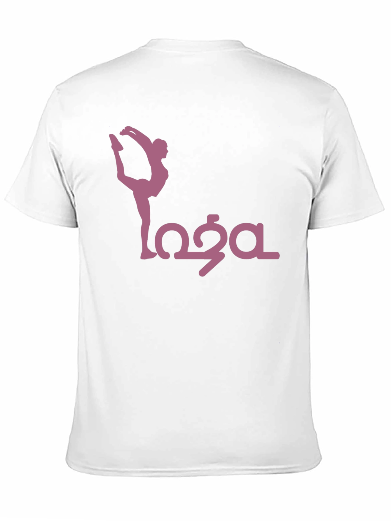 Yoga Pose Graphic Tee - Black