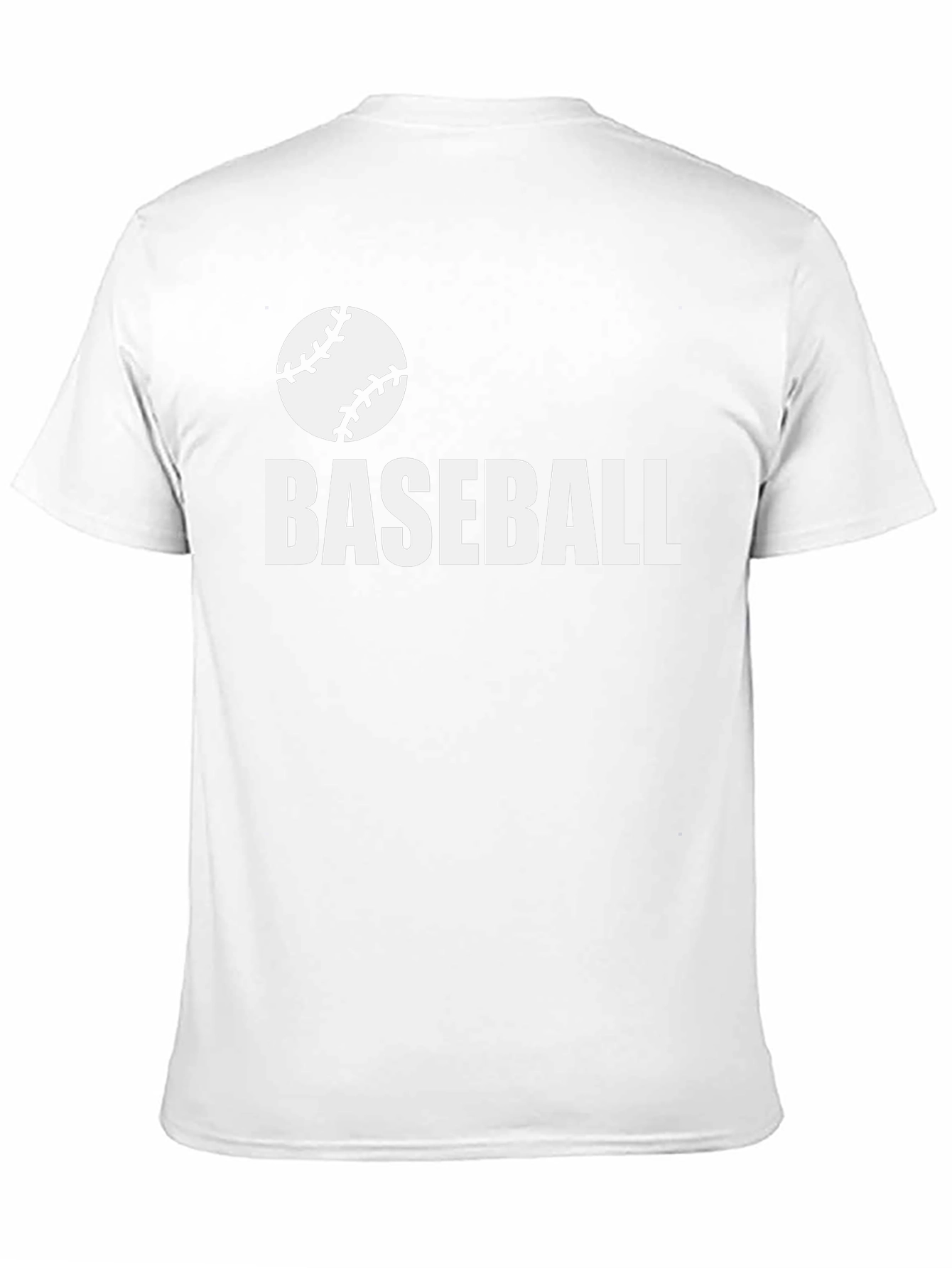 Baseball Graphic Tee - Black Cotton T-Shirt