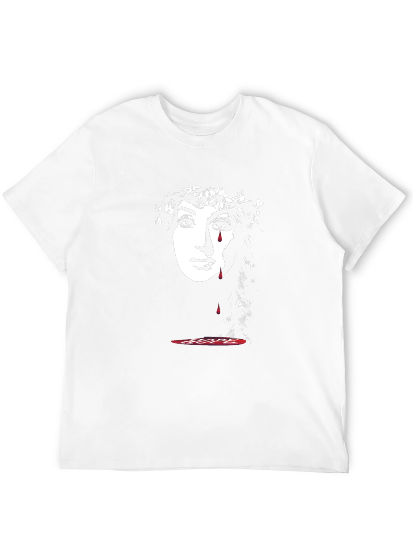 Tearful Hope Graphic Tee - Black