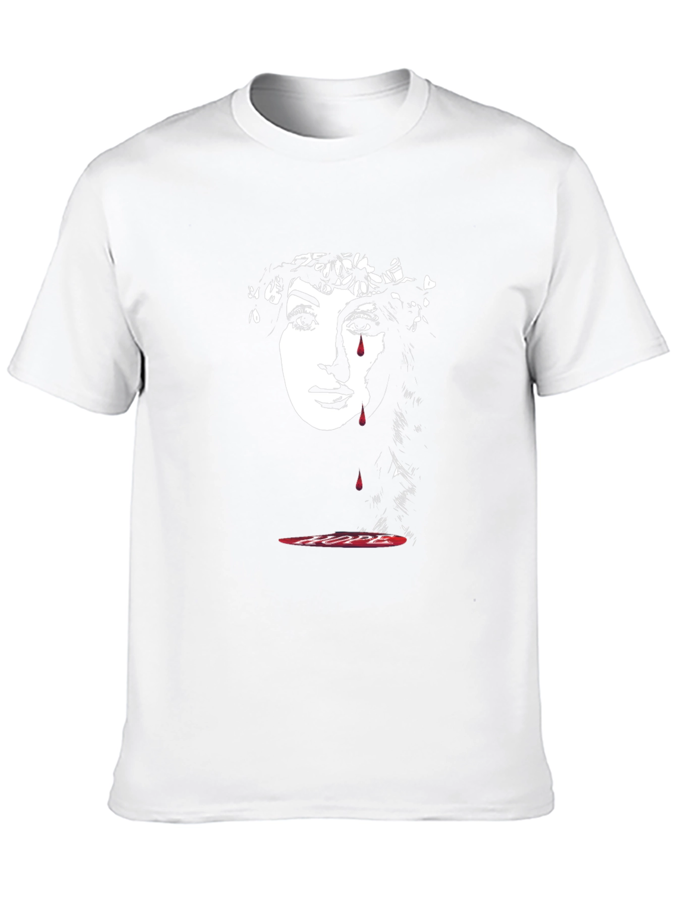 Tearful Hope Graphic Tee - Black