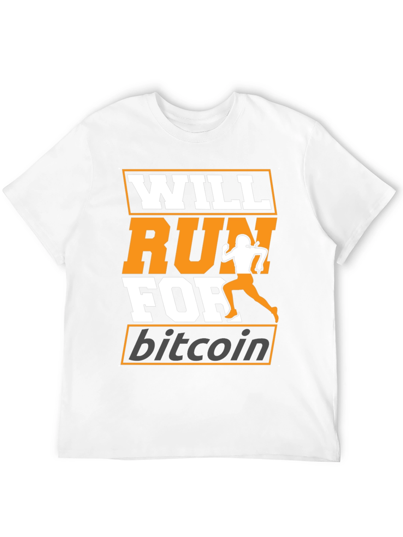 Will Run For Bitcoin - Crypto T-Shirt