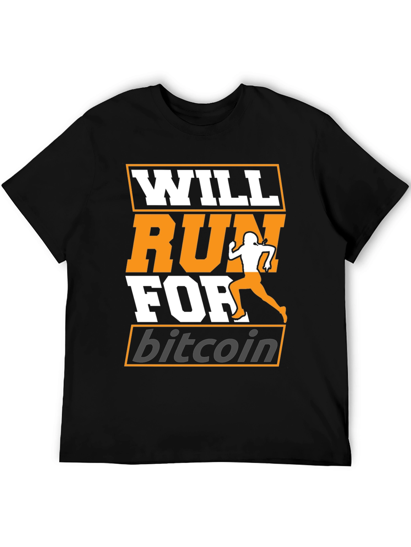 Will Run For Bitcoin - Crypto T-Shirt