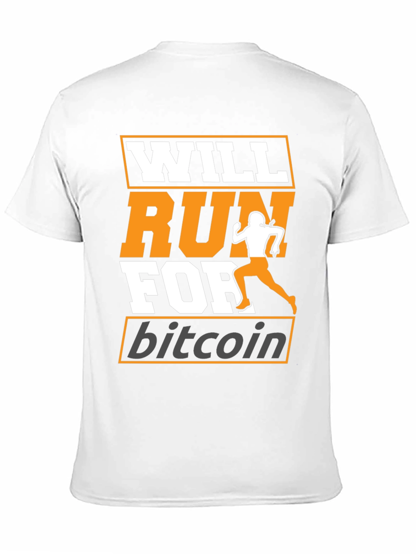 Will Run For Bitcoin - Crypto T-Shirt