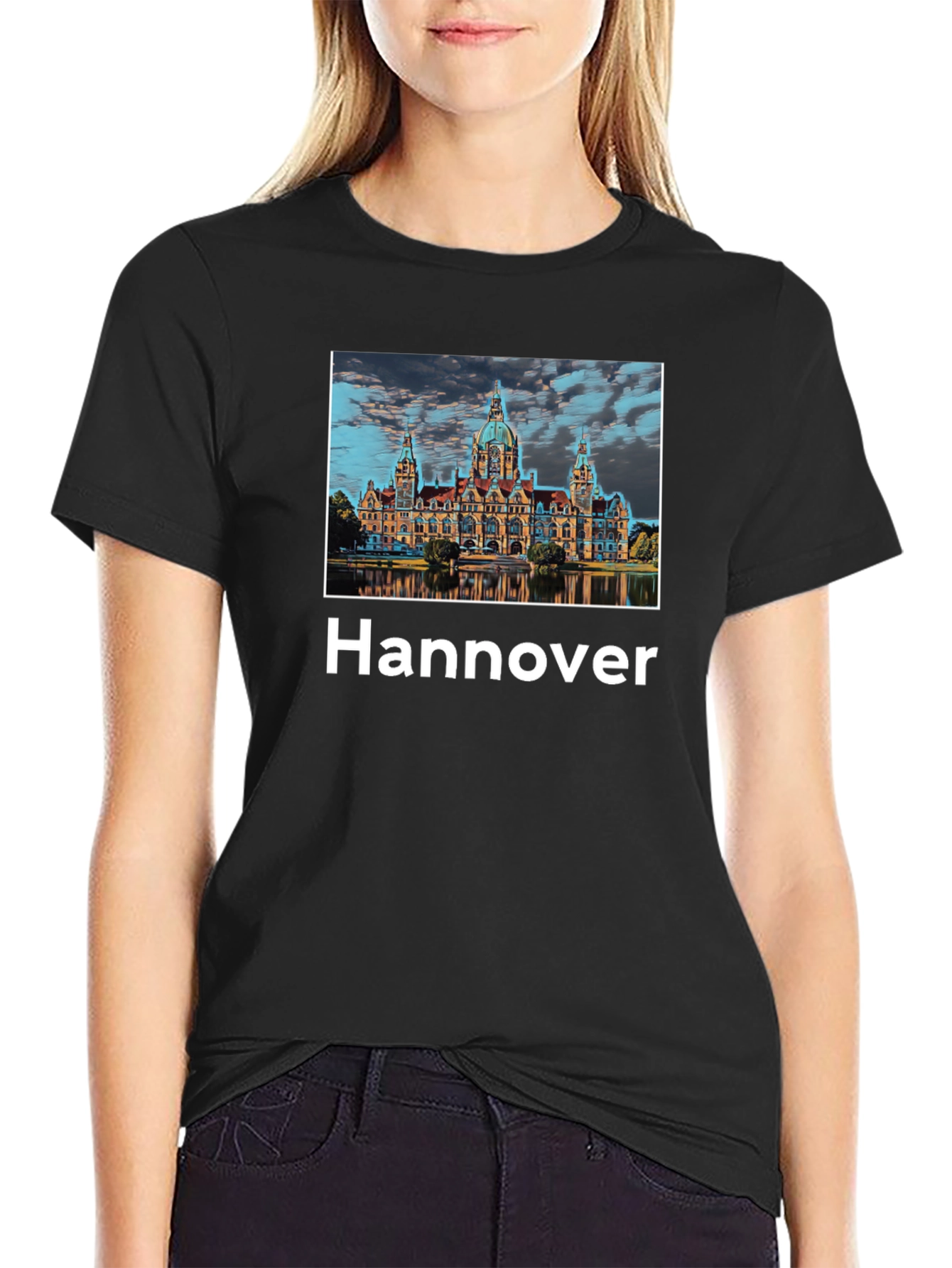Hannover Germany T-Shirt - Landmark Cityscape