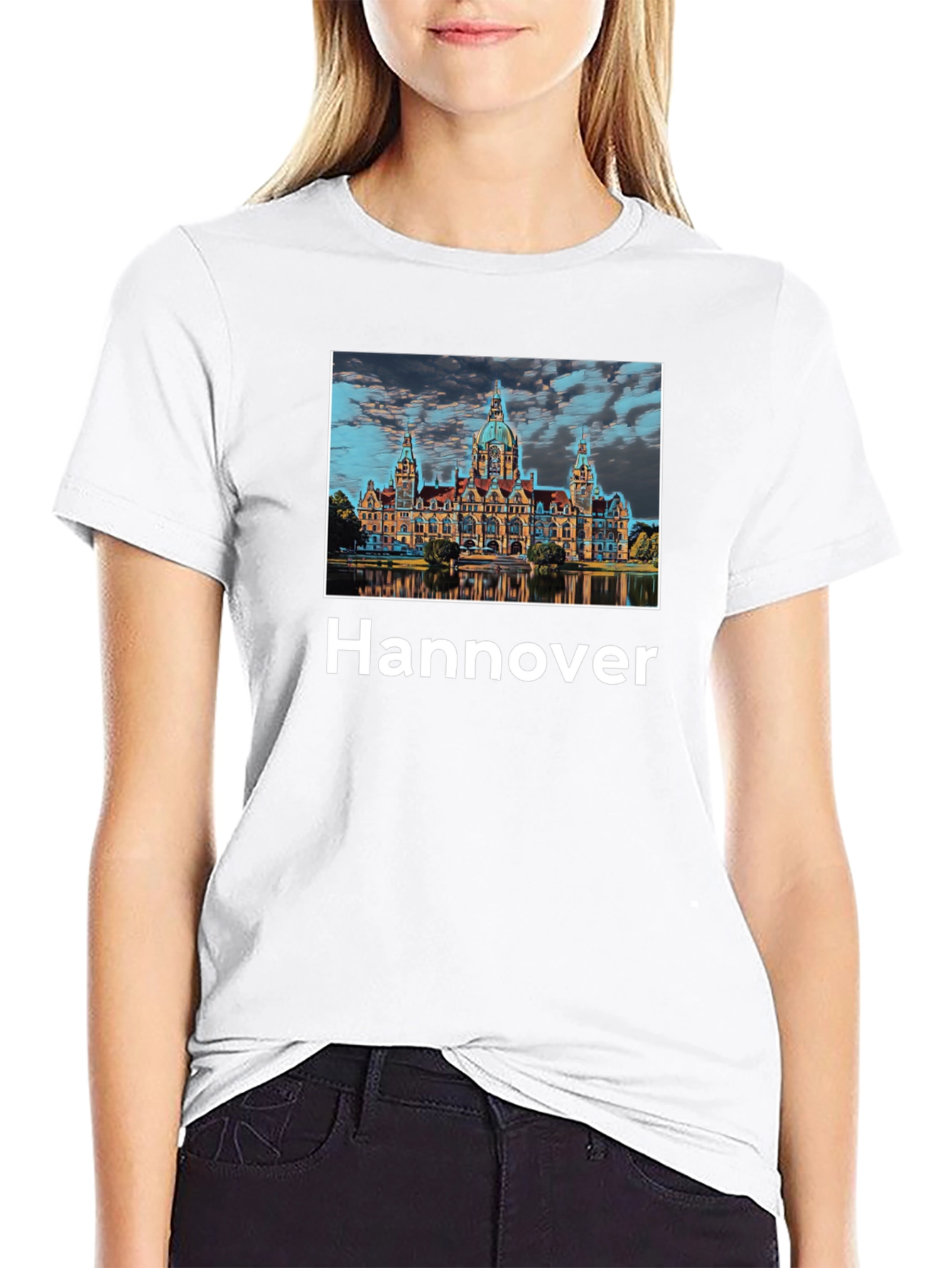 Hannover Germany T-Shirt - Landmark Cityscape