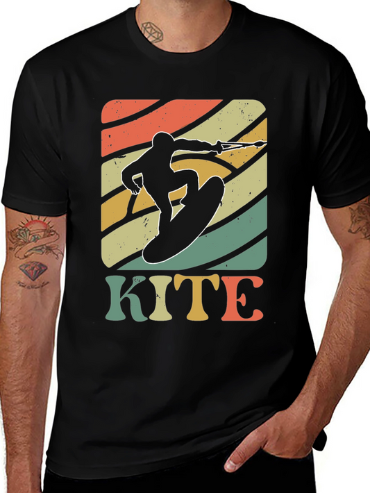 Retro Kite Surfing T-Shirt