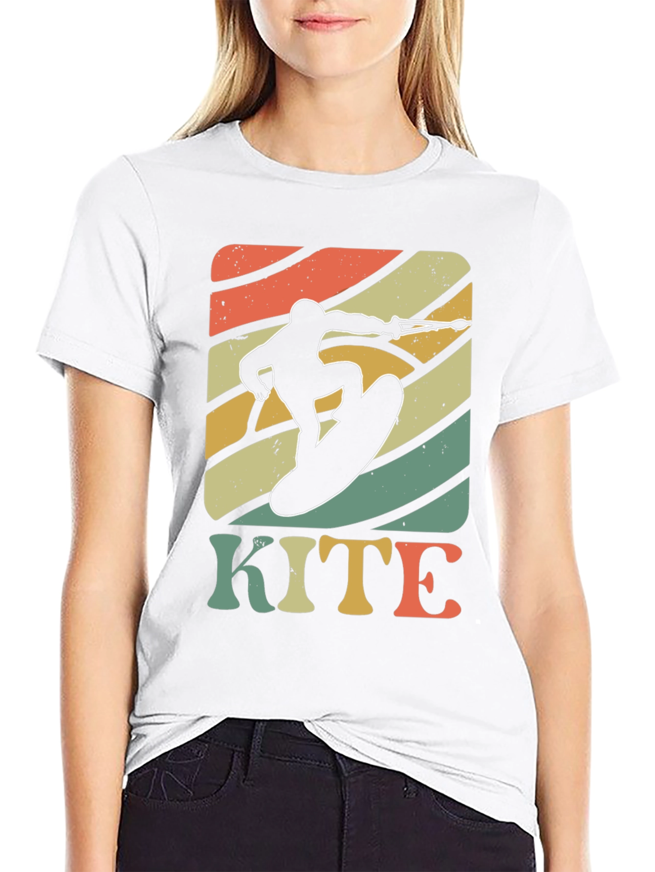 Retro Kite Surfing T-Shirt