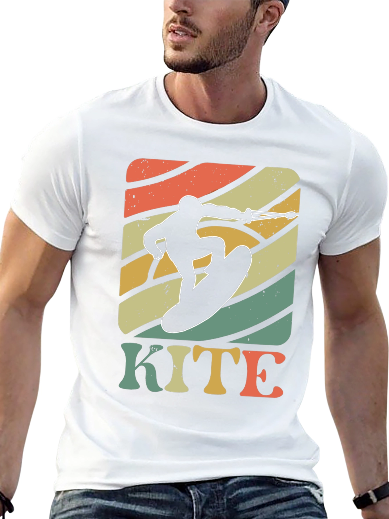 Retro Kite Surfing T-Shirt