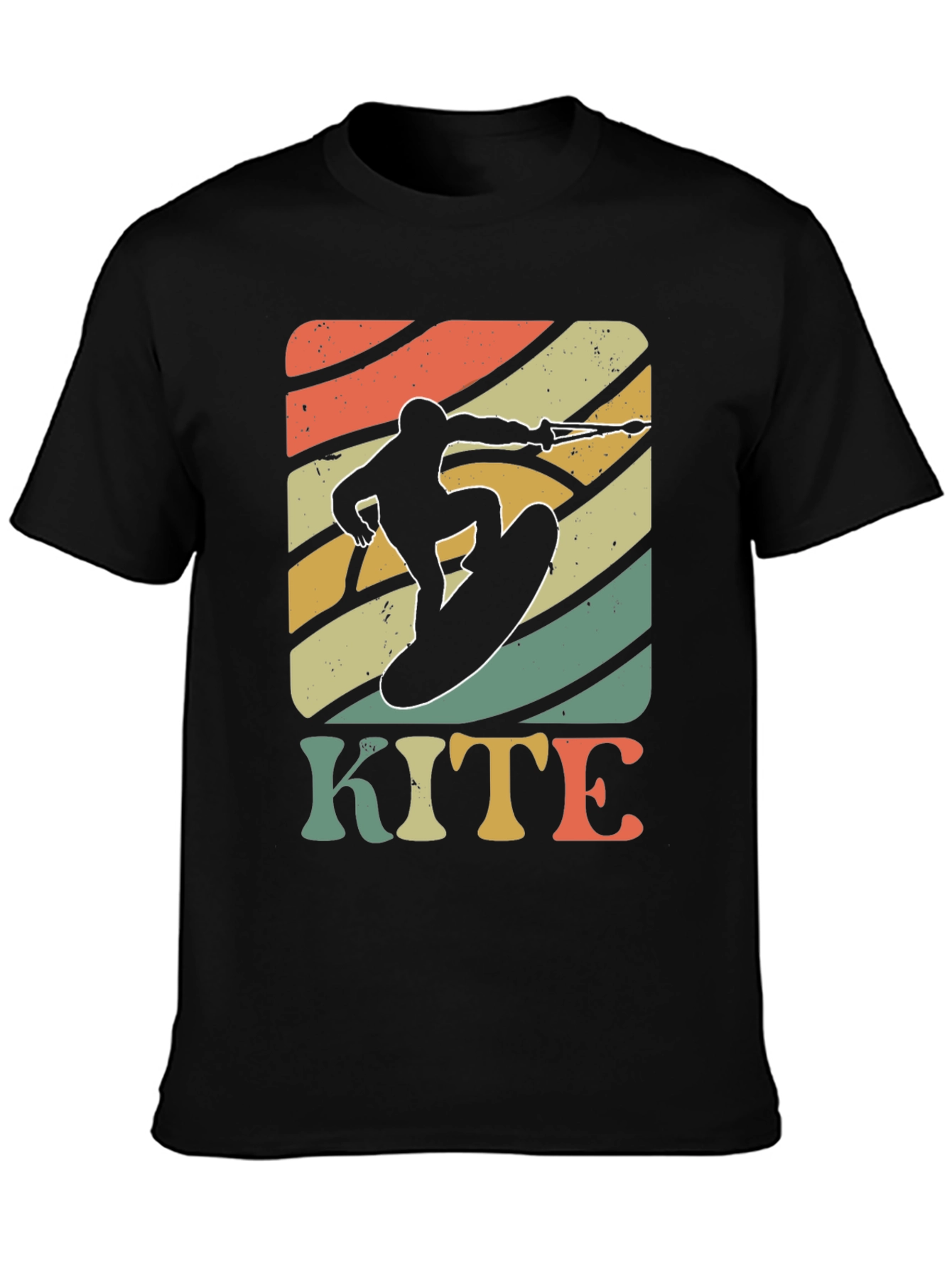 Retro Kite Surfing T-Shirt