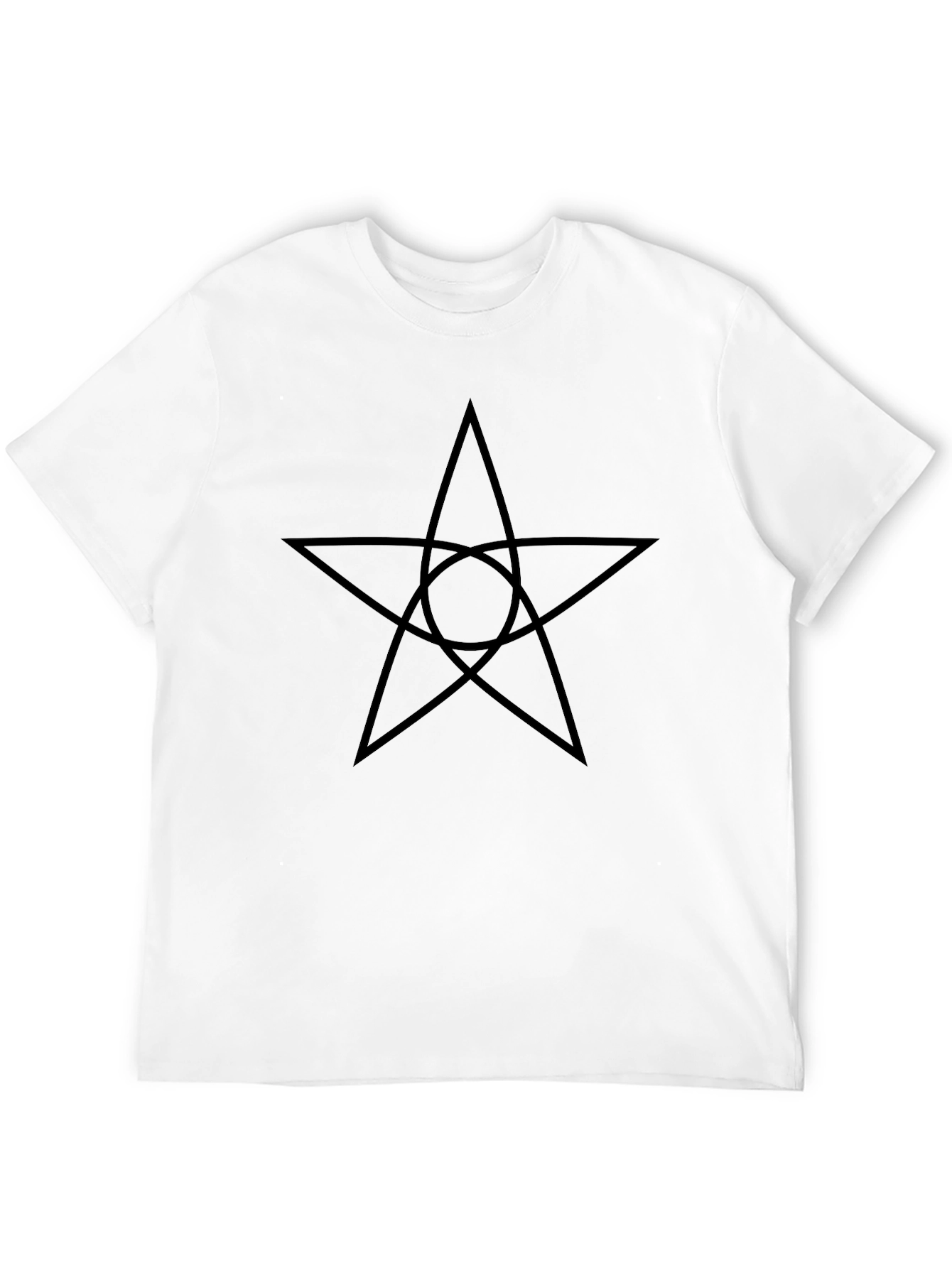 Occult Star Graphic Black T-Shirt