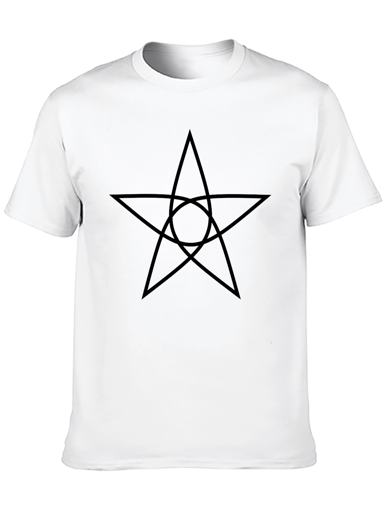 Occult Star Graphic Black T-Shirt