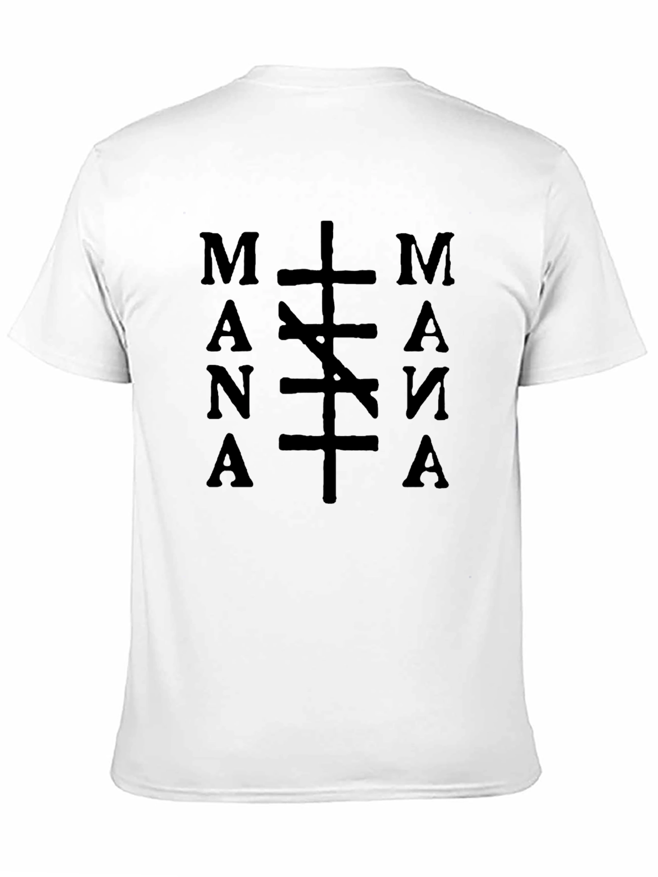 MANAA Graphic Print Black T-Shirt