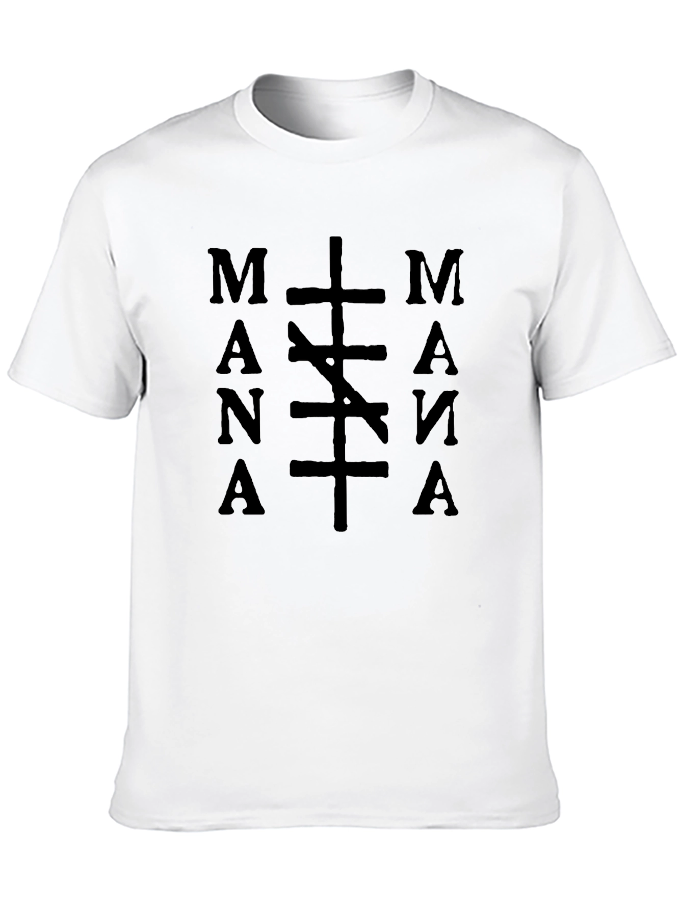 MANAA Graphic Print Black T-Shirt
