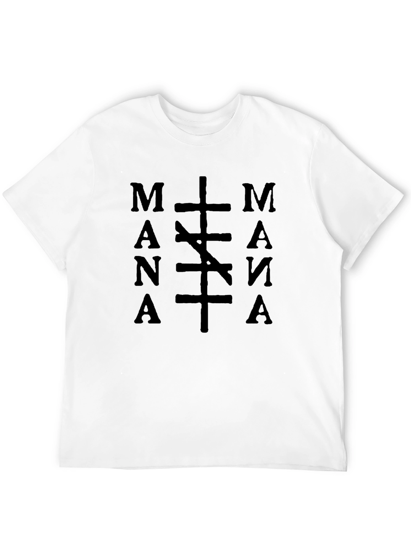 MANAA Graphic Print Black T-Shirt