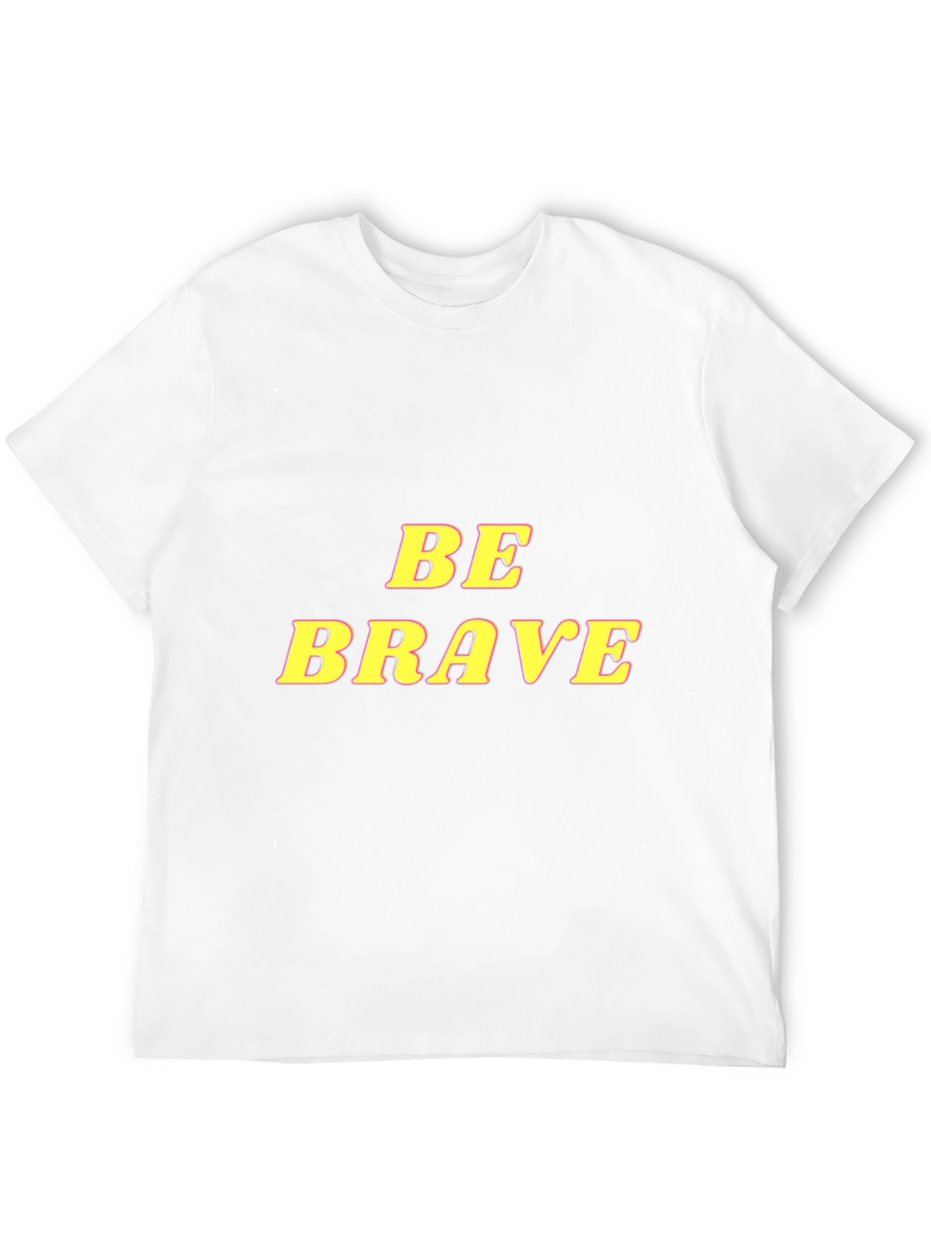 Be Brave Graphic Tee - Mens Black T-Shirt