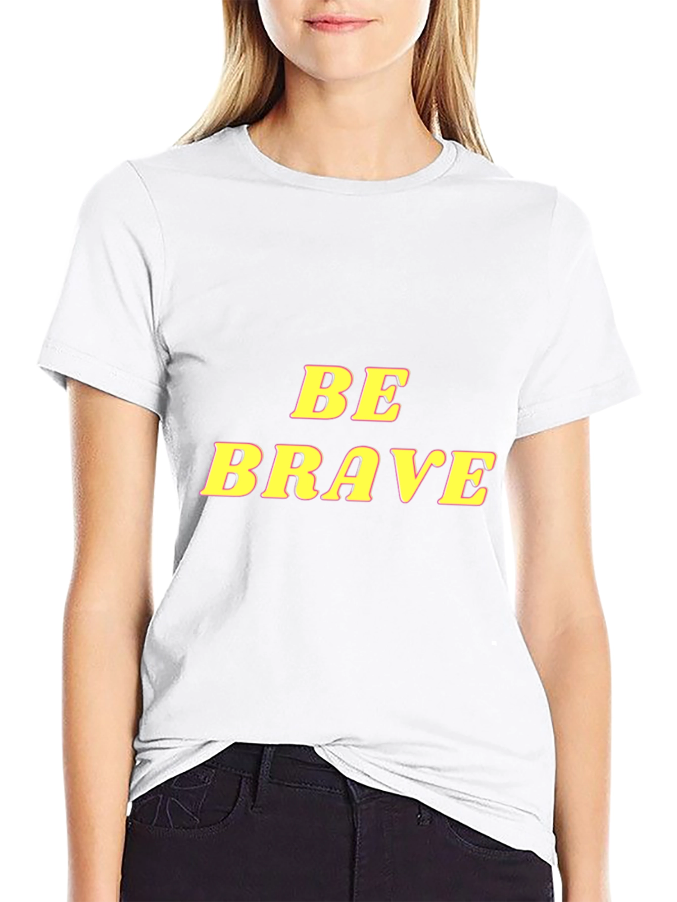 Be Brave Graphic Tee - Mens Black T-Shirt