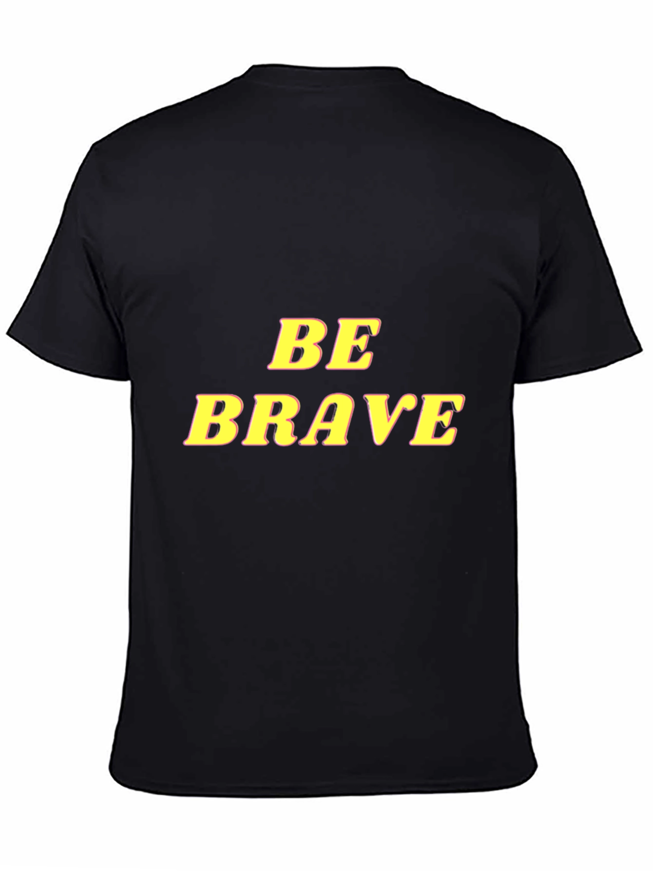 Be Brave Graphic Tee - Mens Black T-Shirt