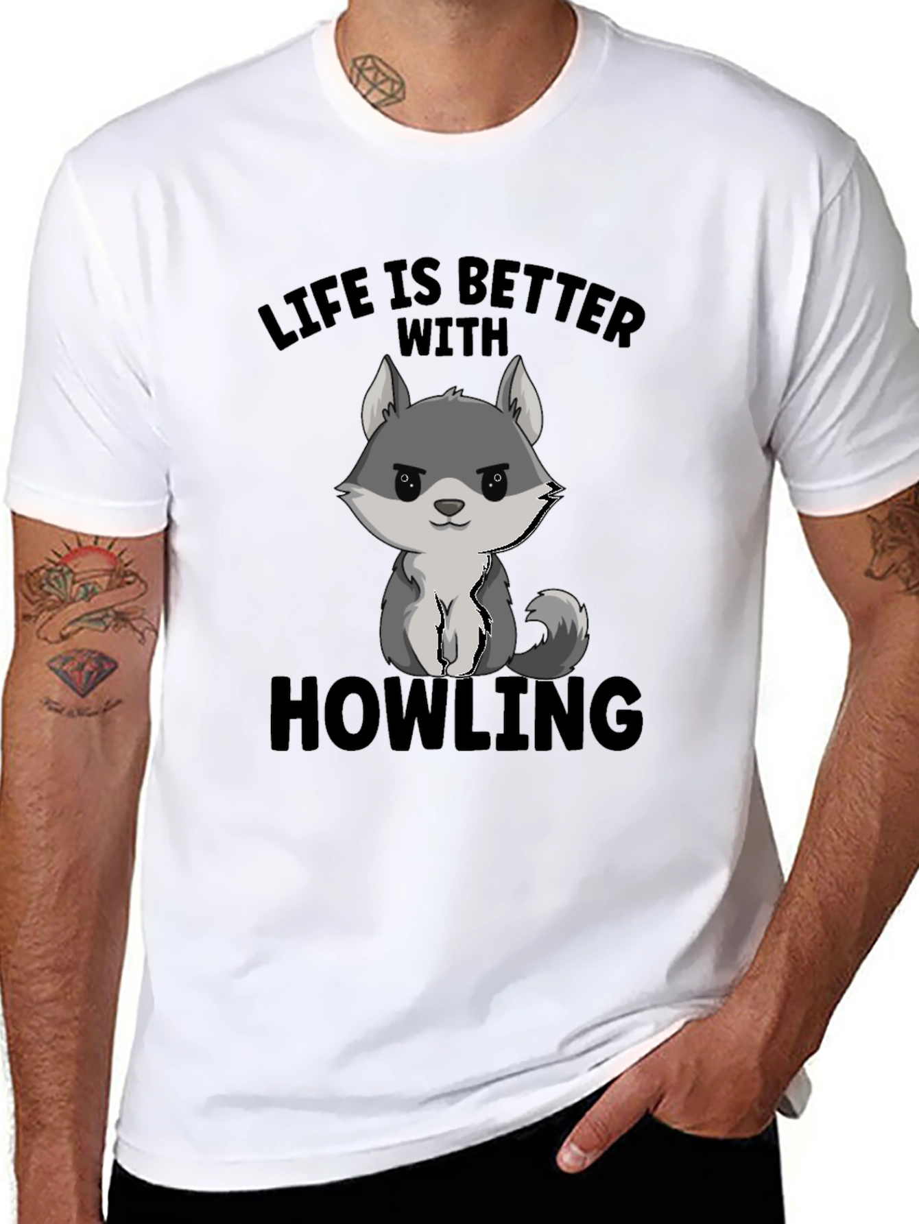 Life is Better With Howling T-Shirt