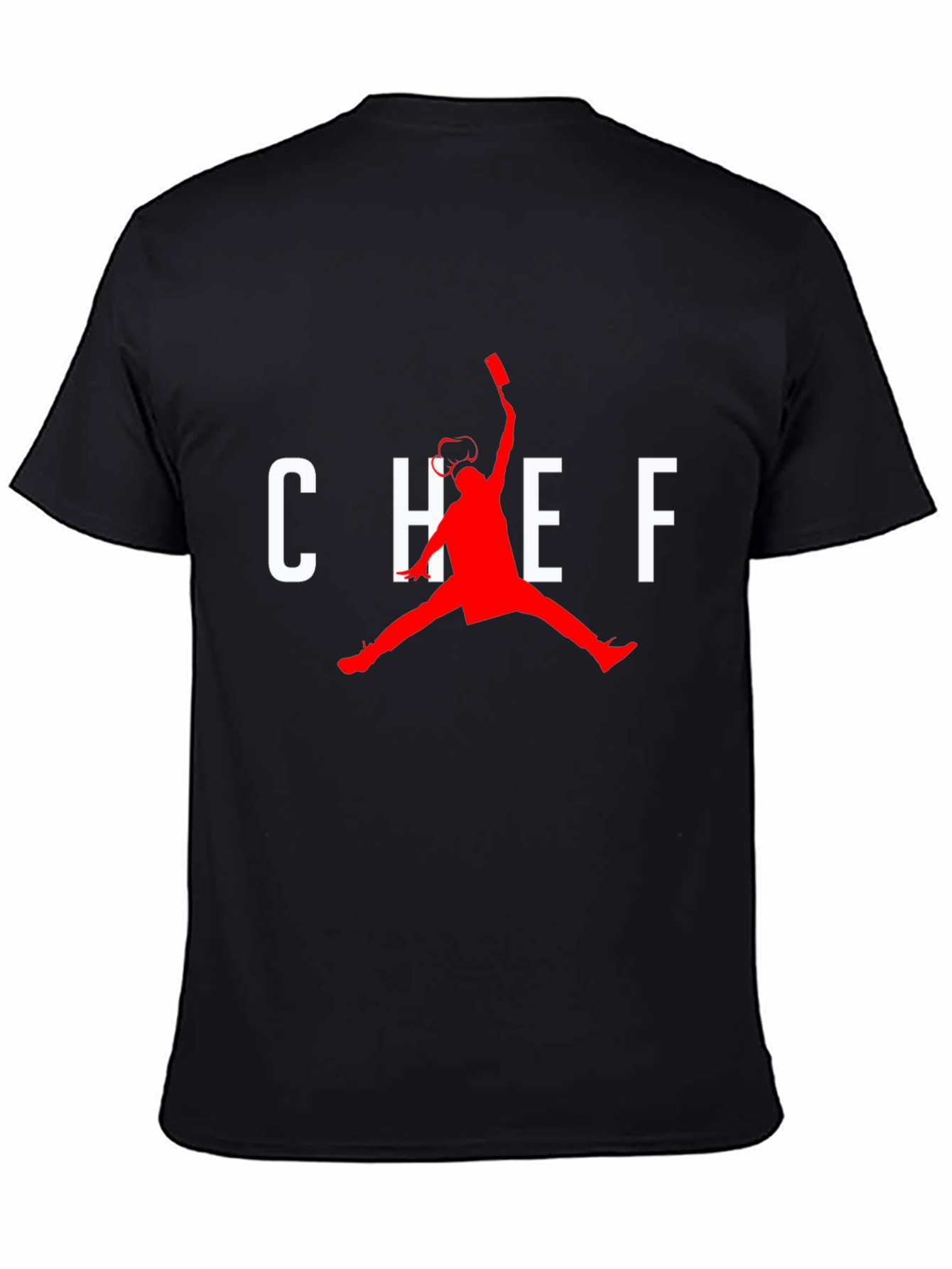 Chef Inspired Graphic T-Shirt - Black