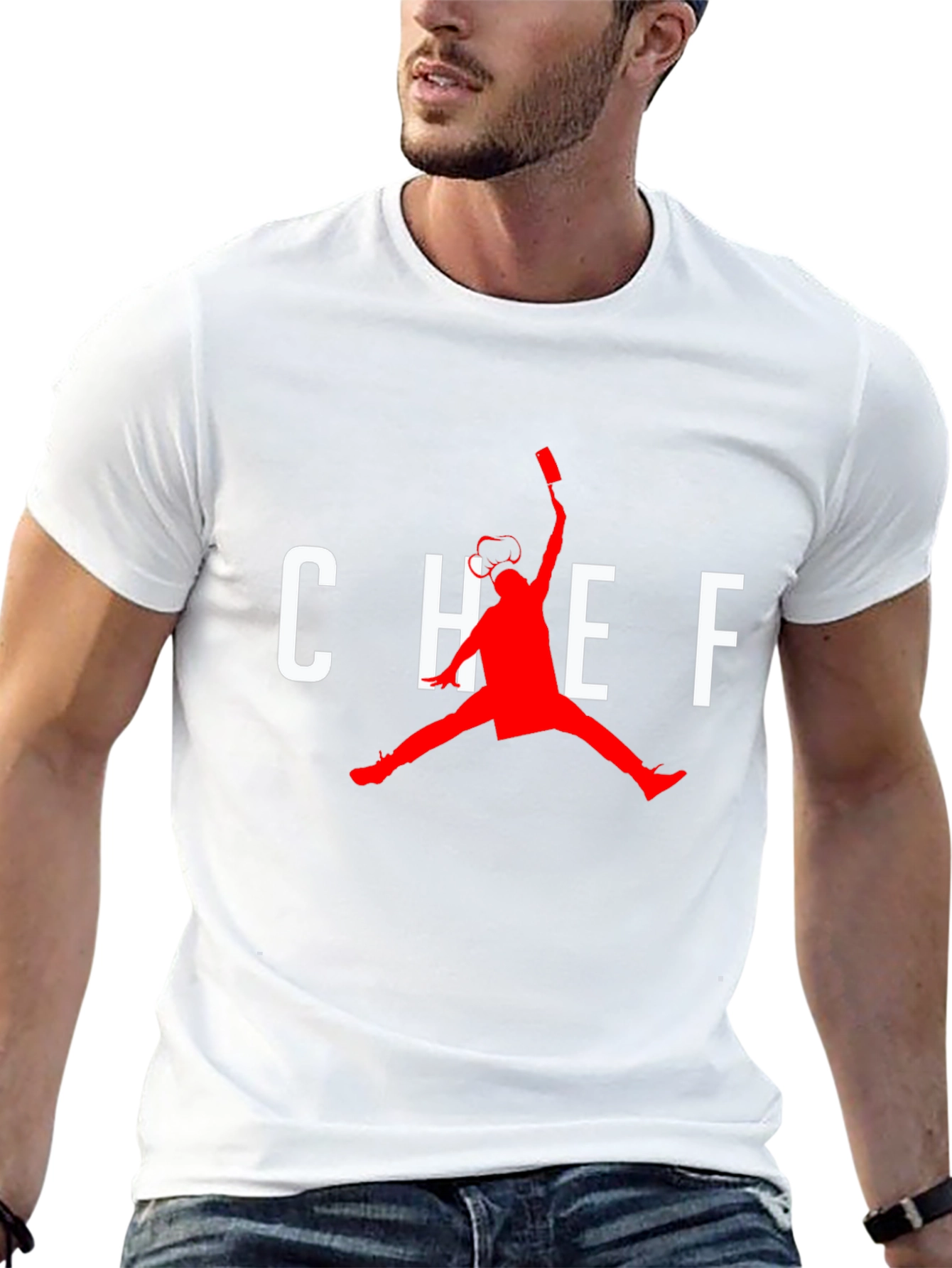 Chef Inspired Graphic T-Shirt - Black